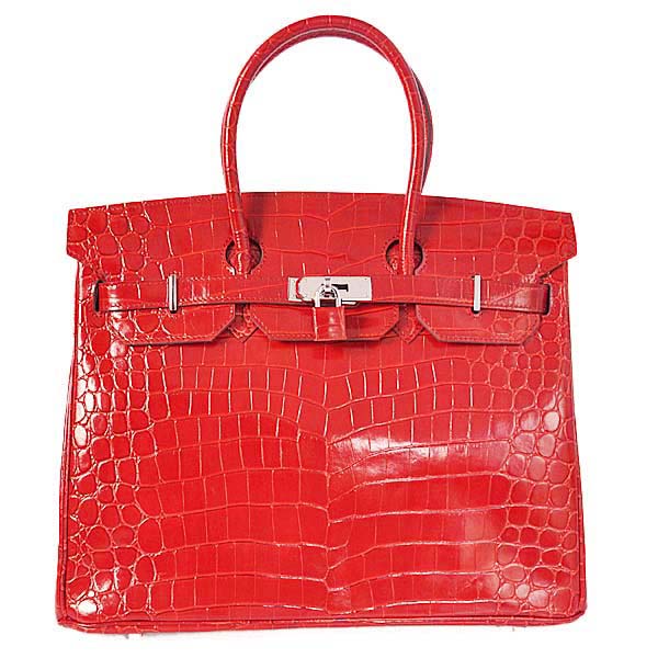 H35HLCFS Hermes Birkin 35CM luce alta in pelle di coccodrillo in Flam